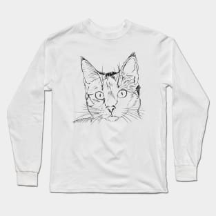 Funny cat design Long Sleeve T-Shirt